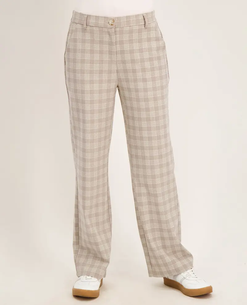 Pant Straight | Multicolor Dark Greige
