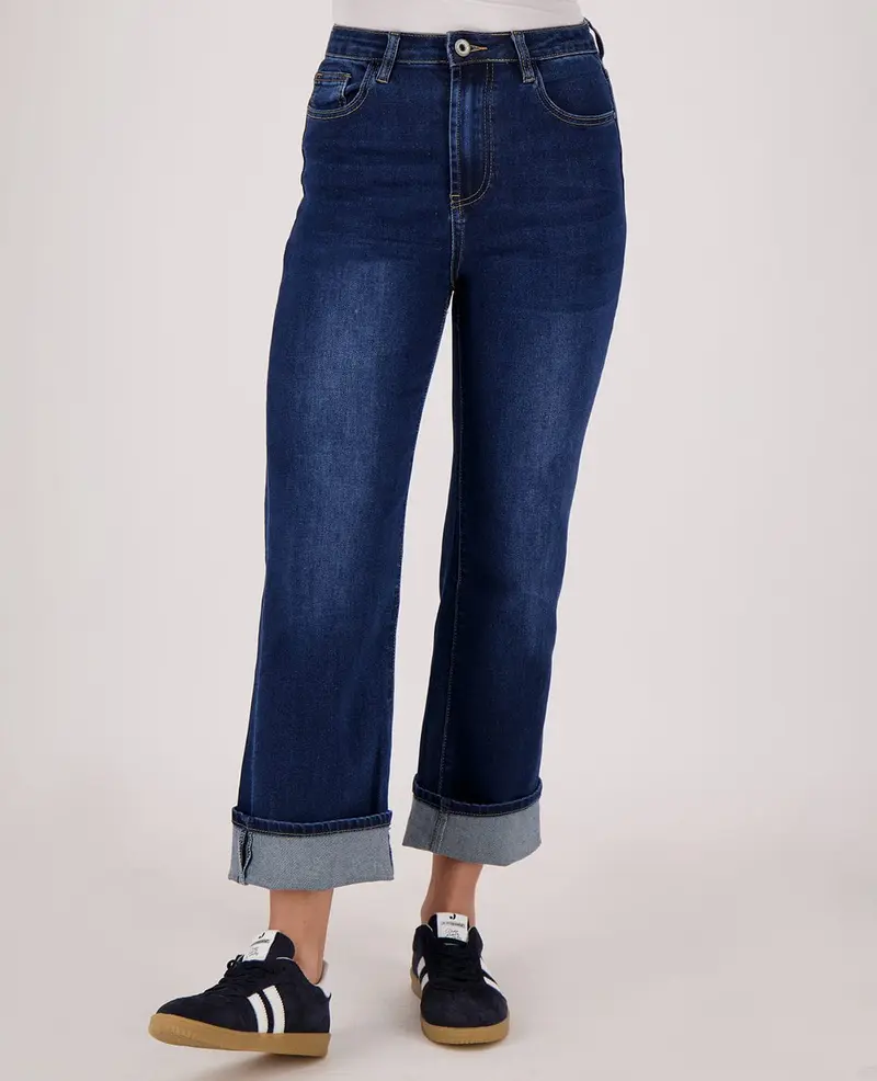 Pant Straight Superstretch Denim | Medium Denim