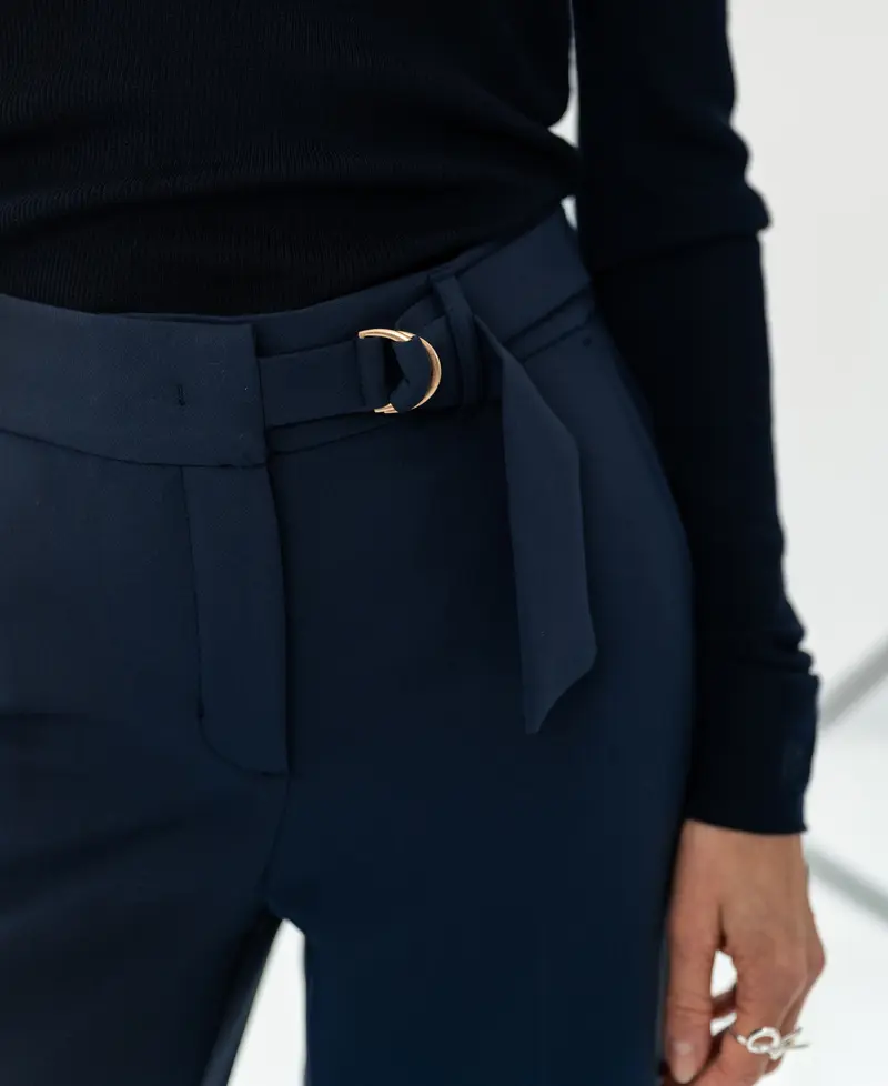 Pantalon LA WENDE Donkerblauw