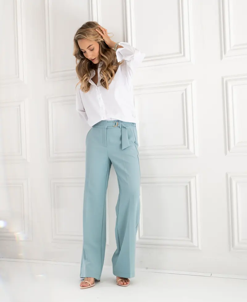 Pantalon LA WENDE Mistblauw