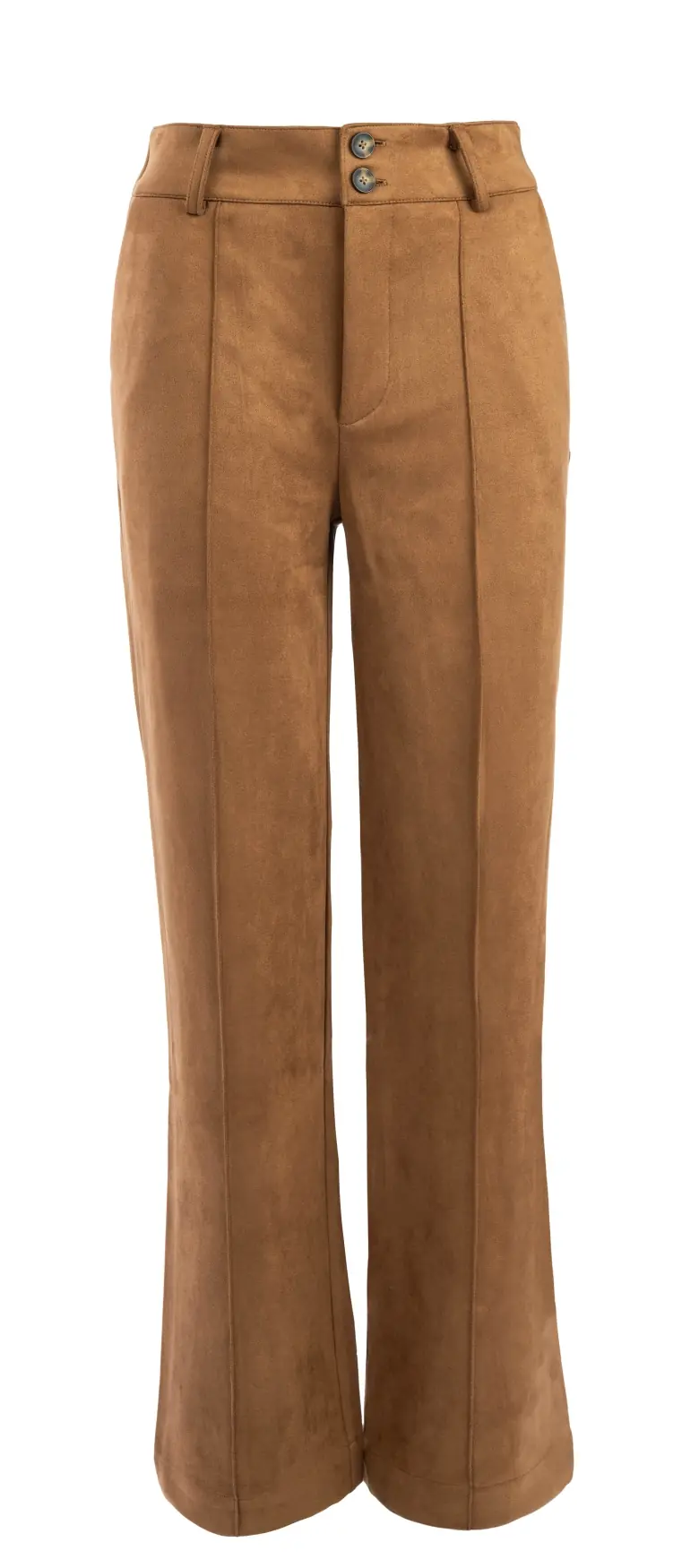 Pantalon Pilar 2B-RMJ Suedine | Downtown Brown