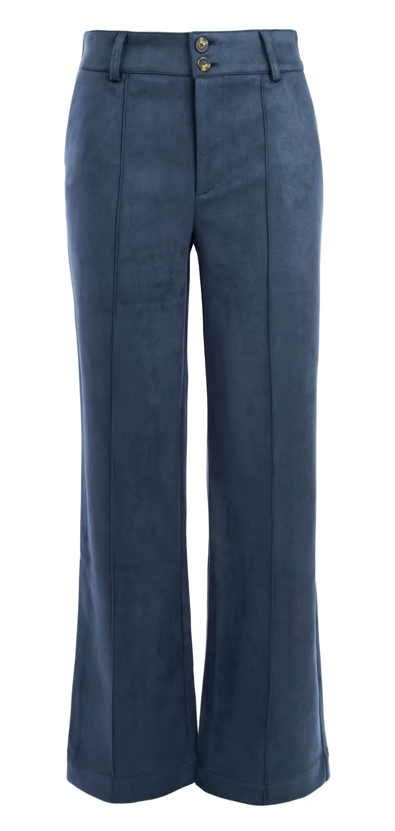 Pantalon Pilar 2B-RMJ Suedine | Naval Blue