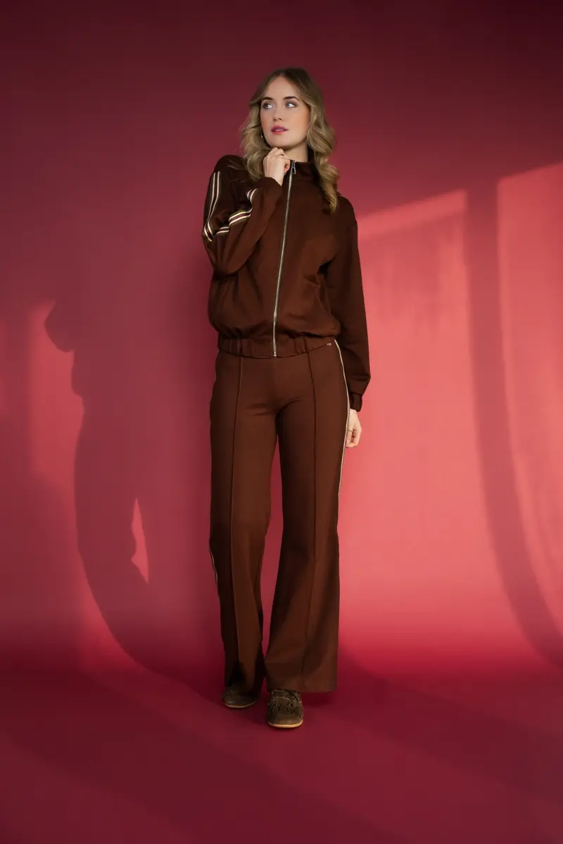 Pantalon Ulrika Punta Pique | Brown