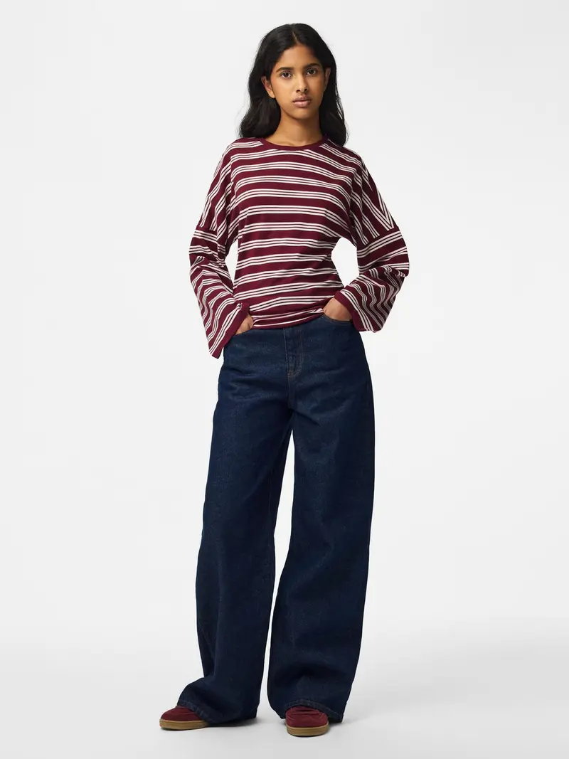 PCALLI LS O-NECK TOP
