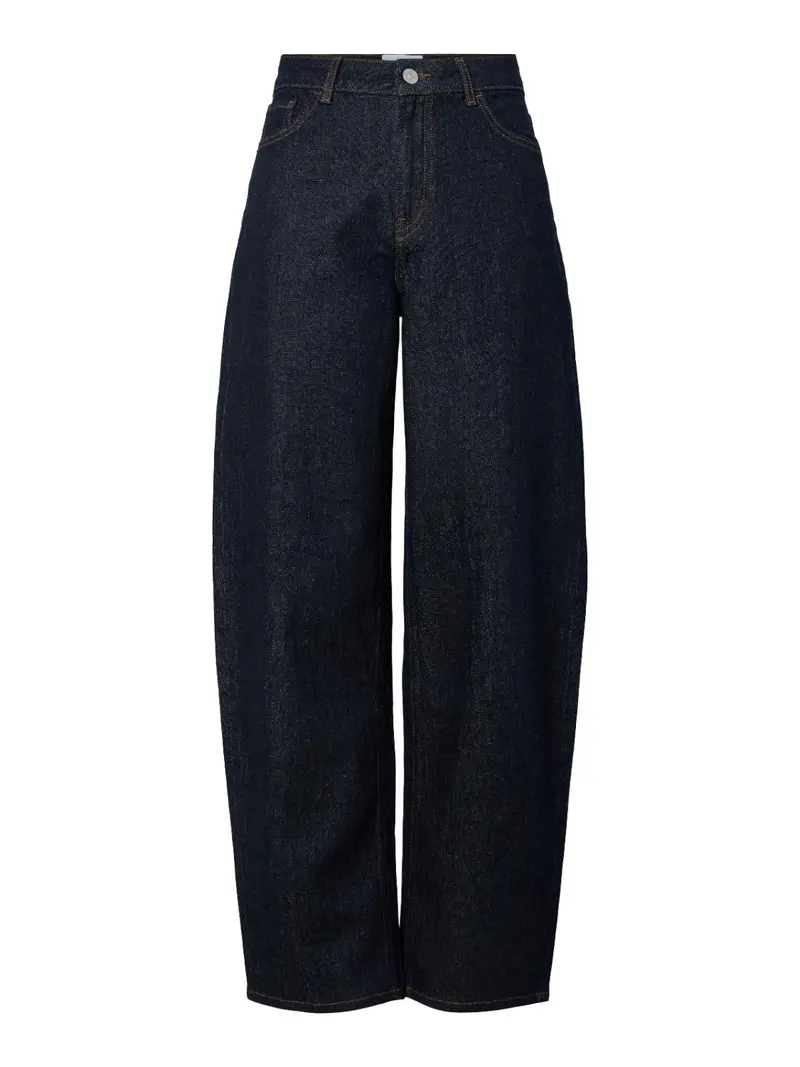 PCGRACE MW BARREL ANK JEANS N
