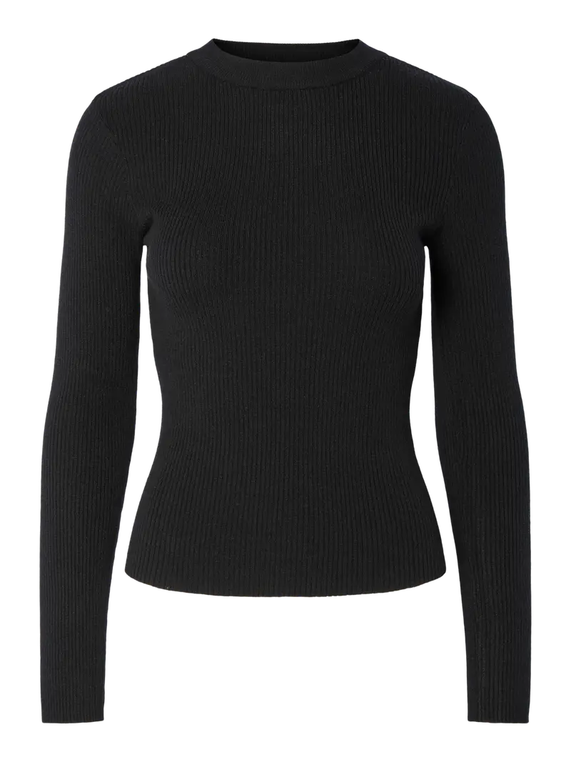 PCMIRA NEW LS O-NECK KNIT NOOS BC