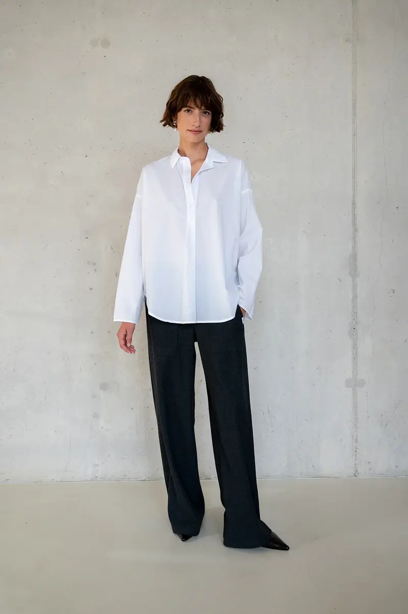 Penn & Ink blouse wit (W25Z822LTD)