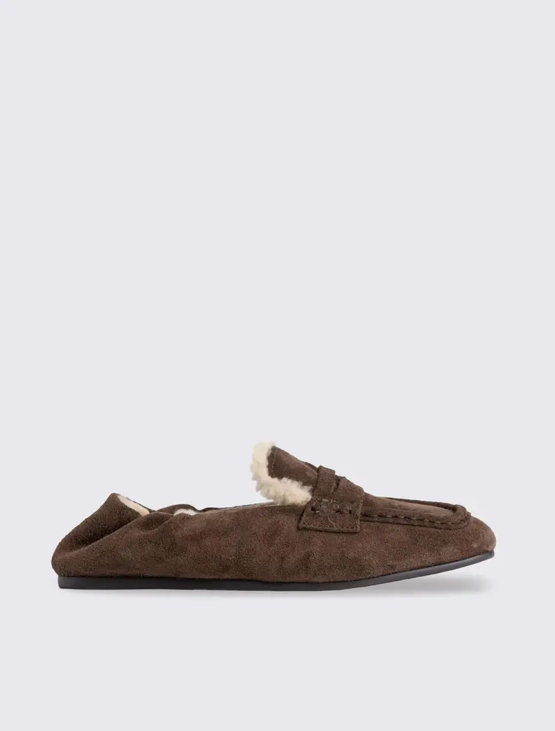 Penny Loafer Square Fur
