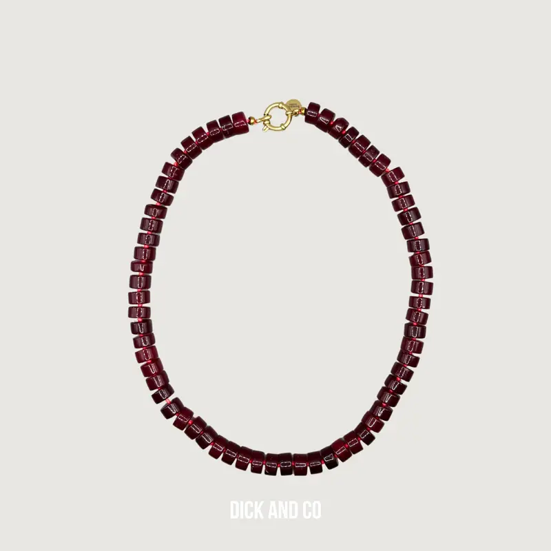 Phil Burgundy ketting