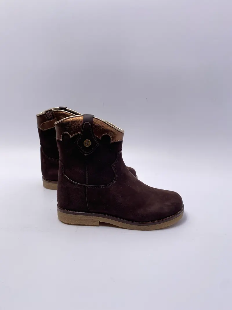 Pinocchio P1675 cowboy enkellaarsje bruin brons