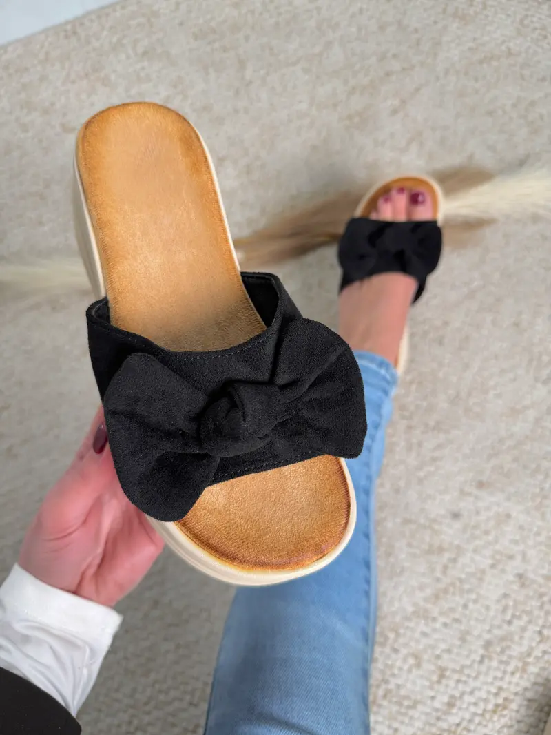 Plateau Strik Slipper Black