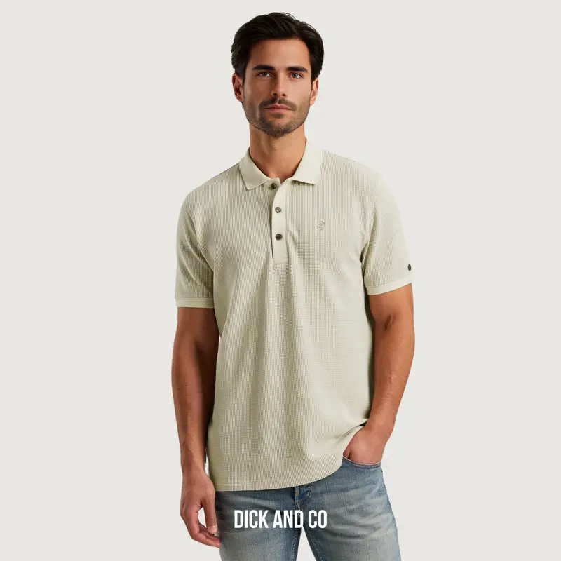 Polo met wafelstructuur (Cpss2504889)