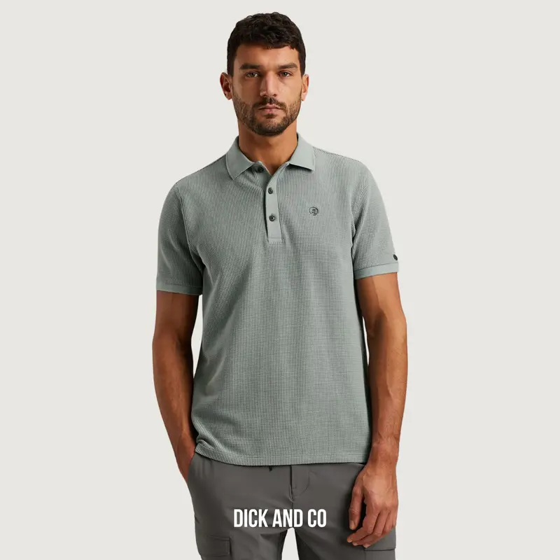 Polo met wafelstructuur (Cpss2504889)