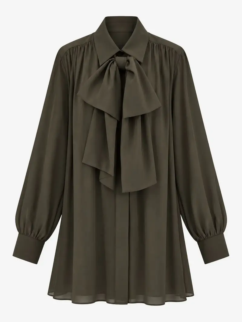 poppy dress green forest
