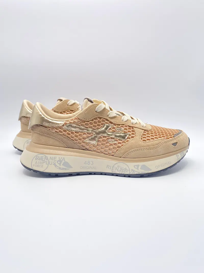 Premiata Lauryn 7486 beige suede