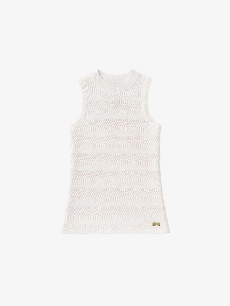 prescott top star white