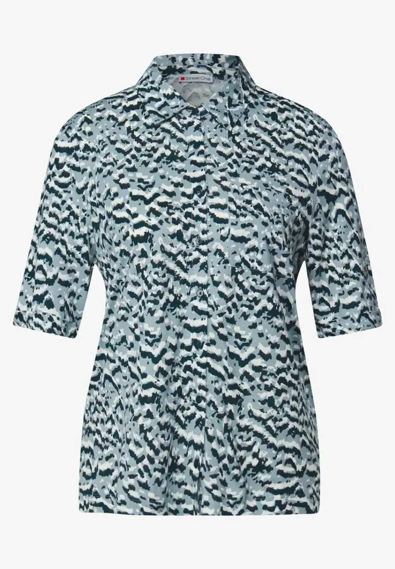 printed blouse shirt w.pocket