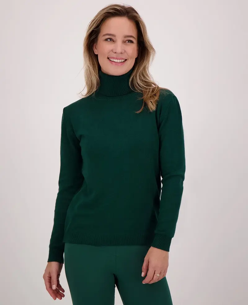Pull Colle | Bottle Green