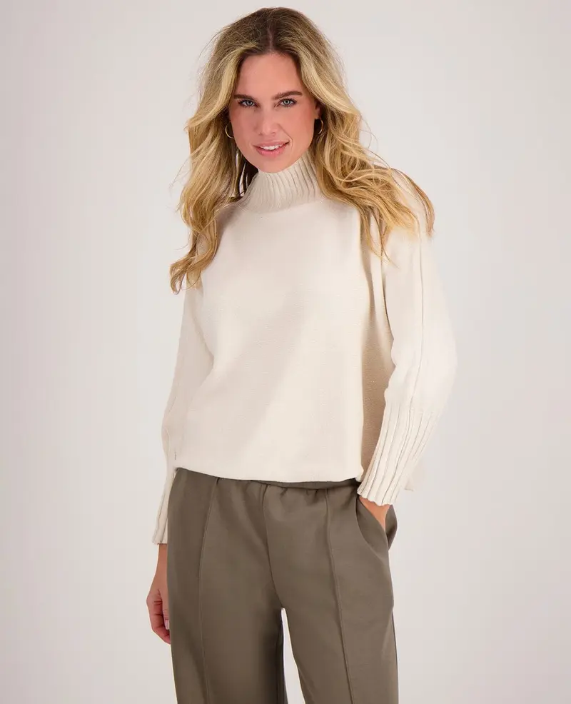 Pull Colle Lyon | Crème
