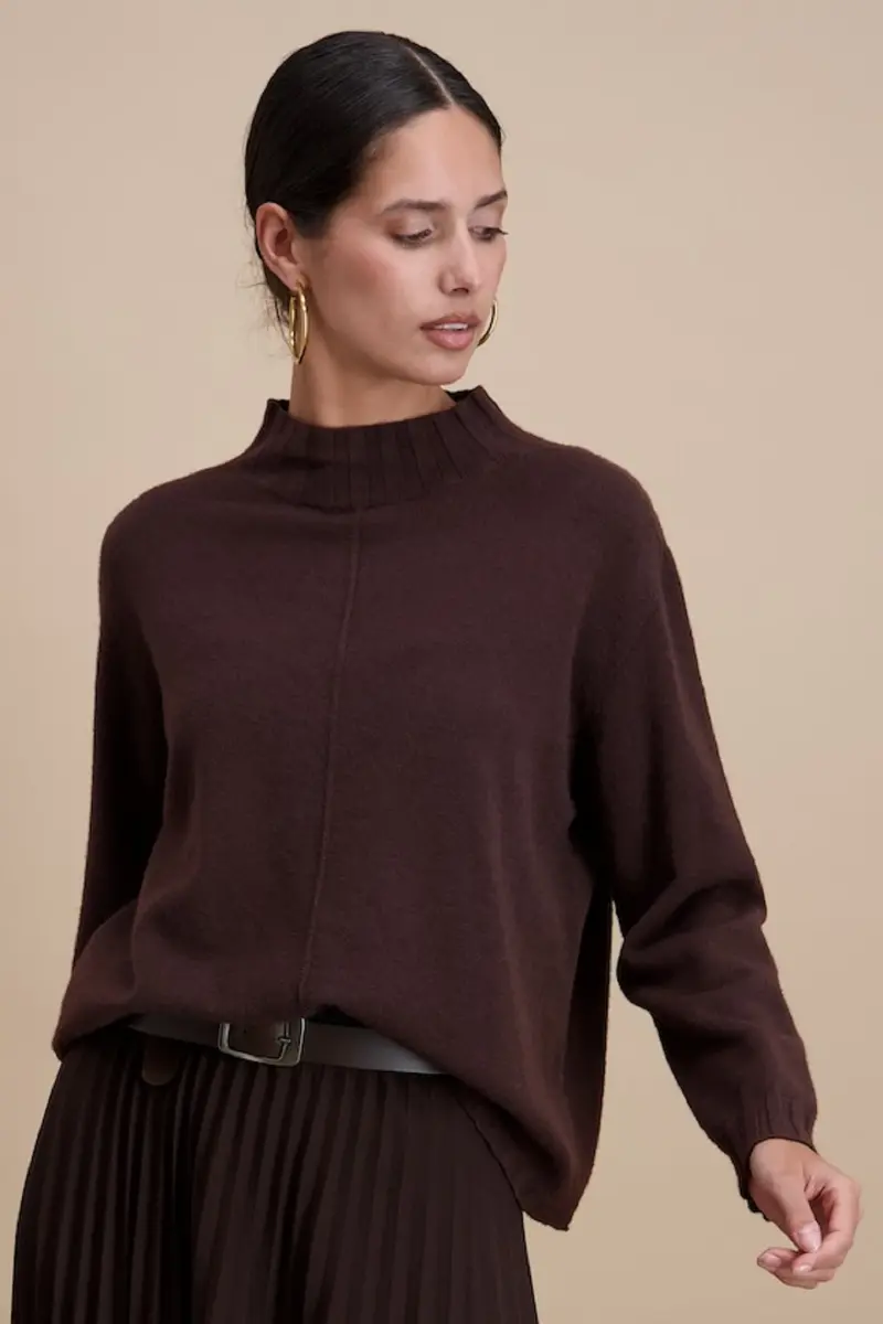 Pull gebreid 842212 Marron