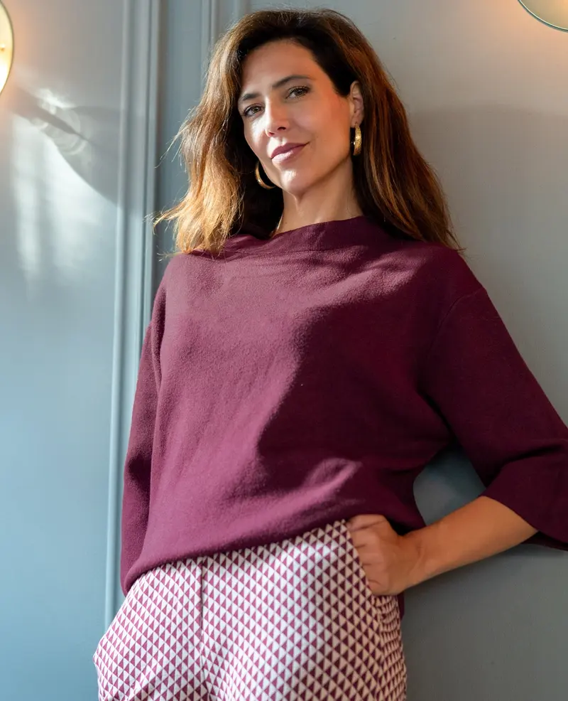Pull Jacky | Burgundy