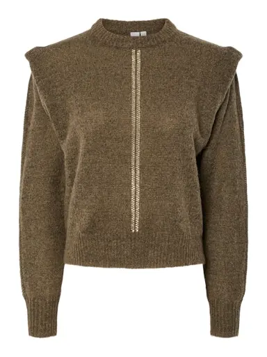 Pullover yasomi ls wool 26038729 Teak