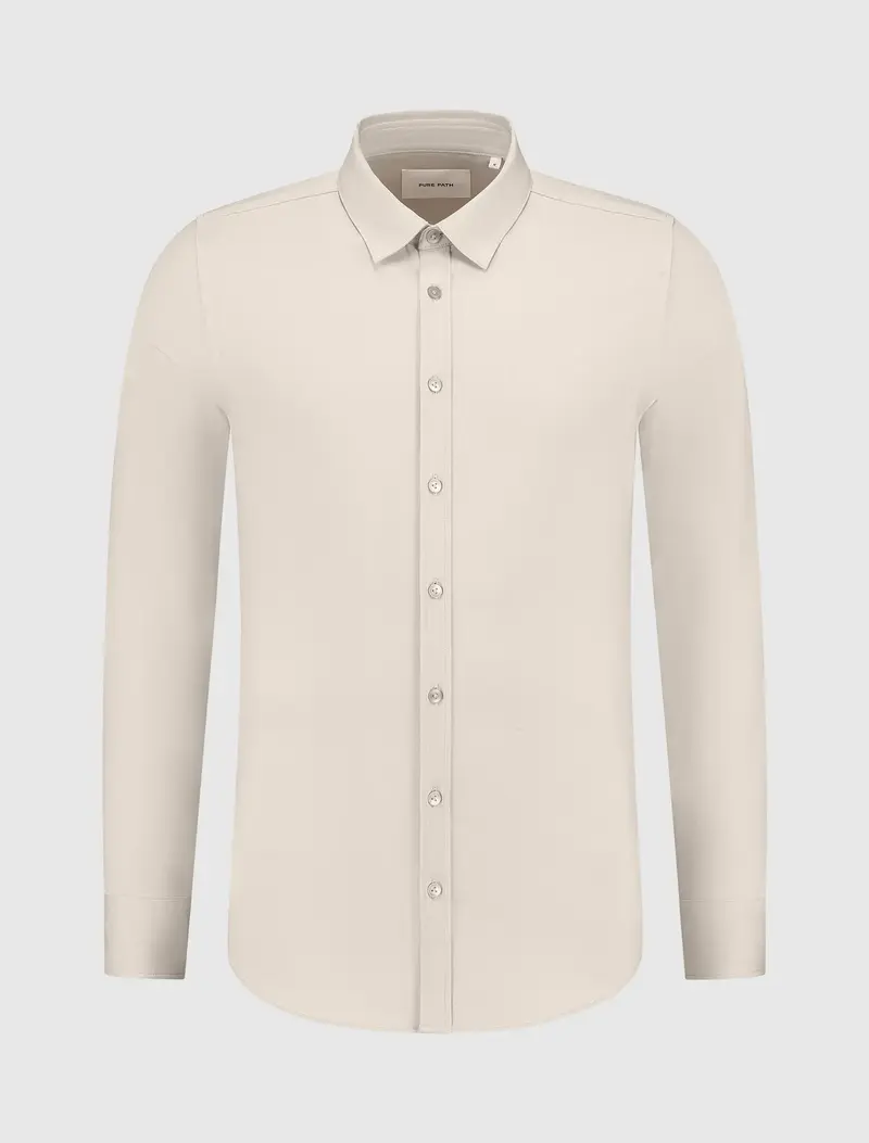 Pure Path - Blouse Beige Stretch