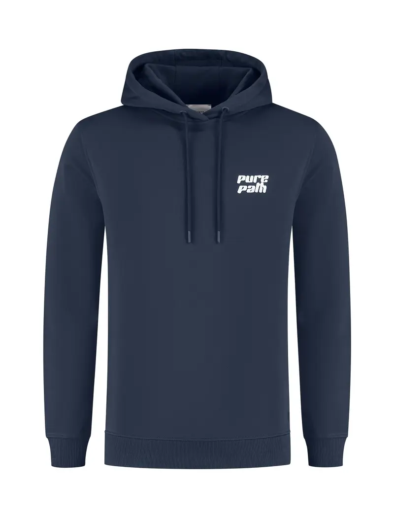 Pure Path - Hoodie Blauw Logo