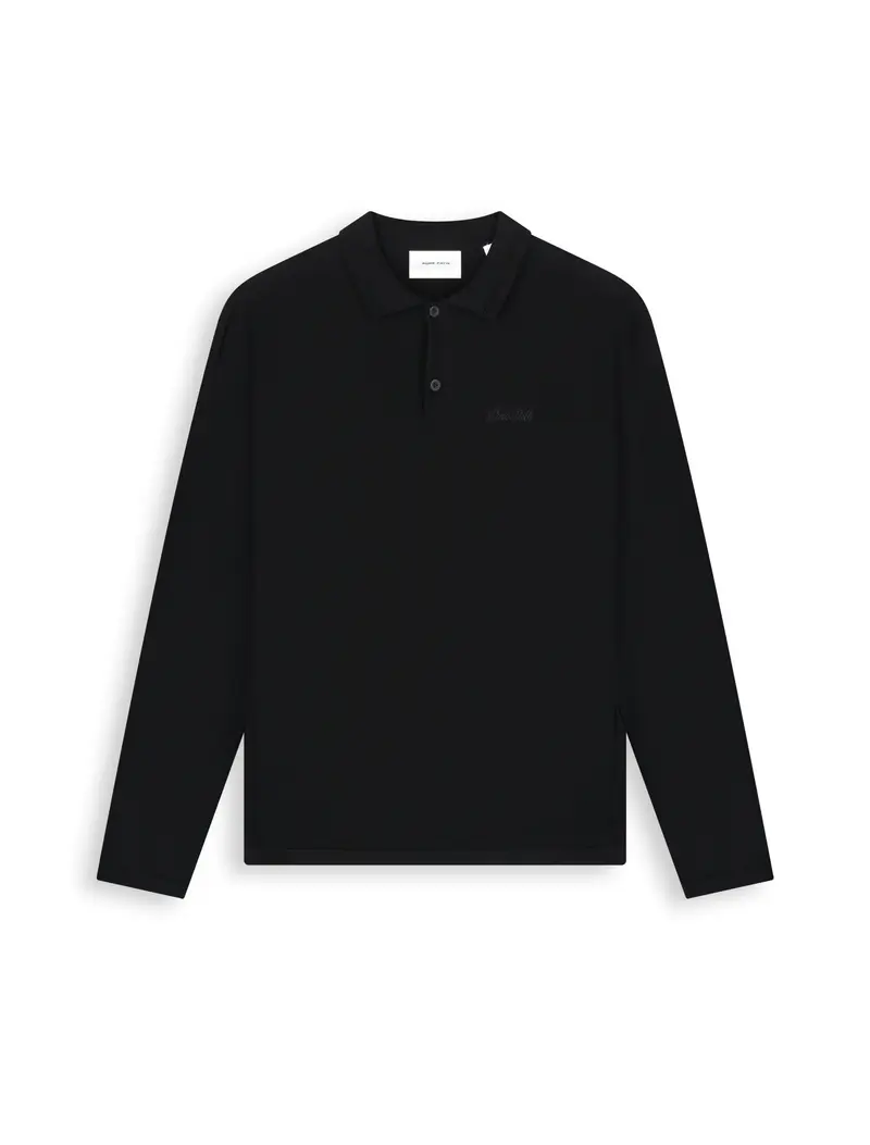 Pure Path - Knit Polo Zwart