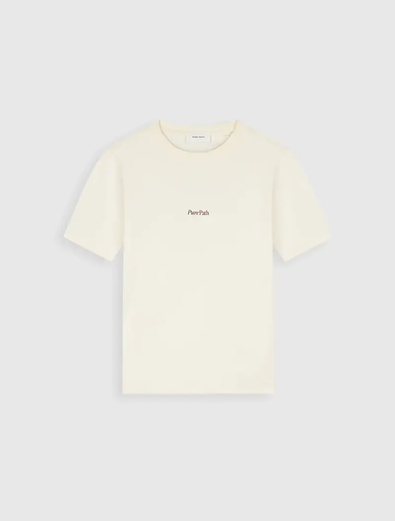 Pure Path - Landscape View T-shirt Ecru
