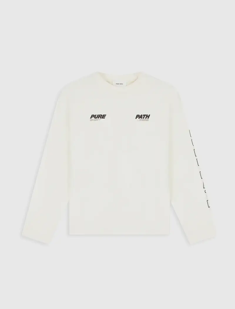 Pure Path - Pure Longsleeve T-shirt Ecru