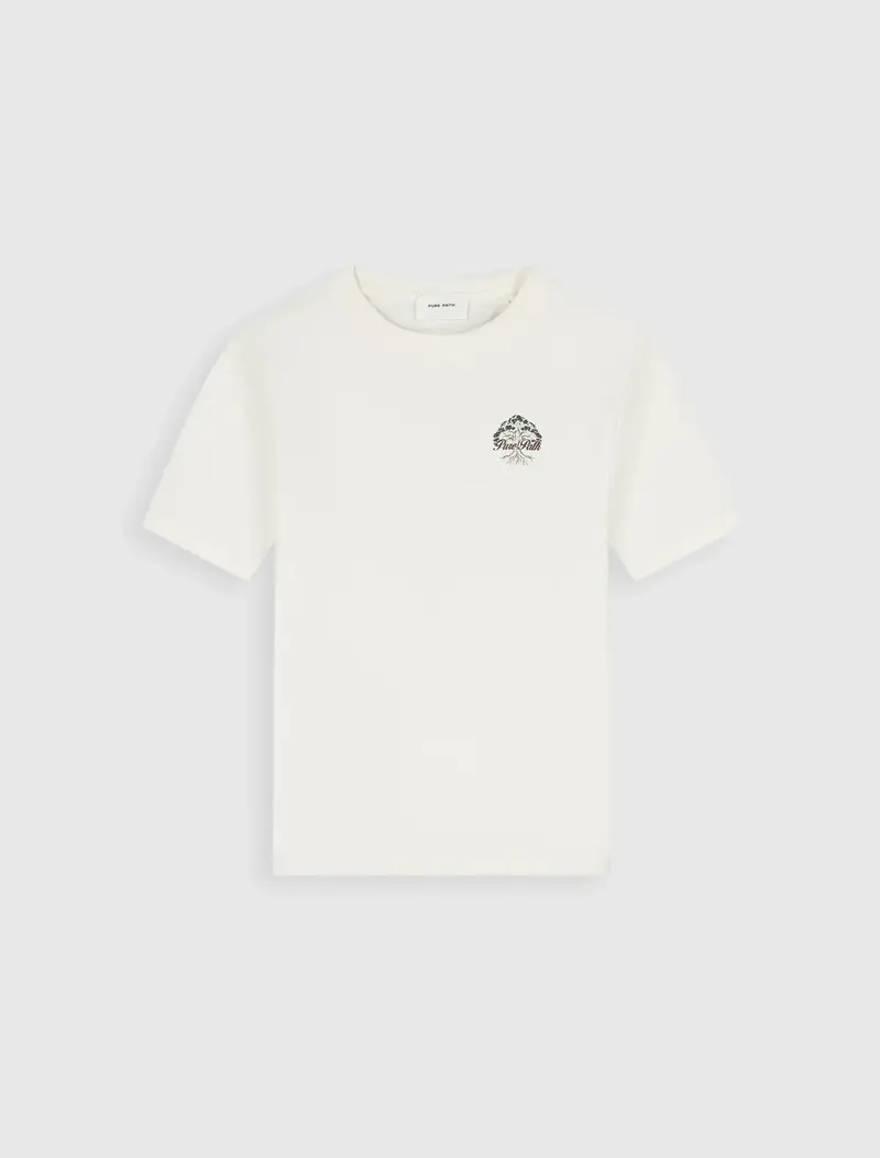 Pure Path - Rooted Tree T-shirt Ecru