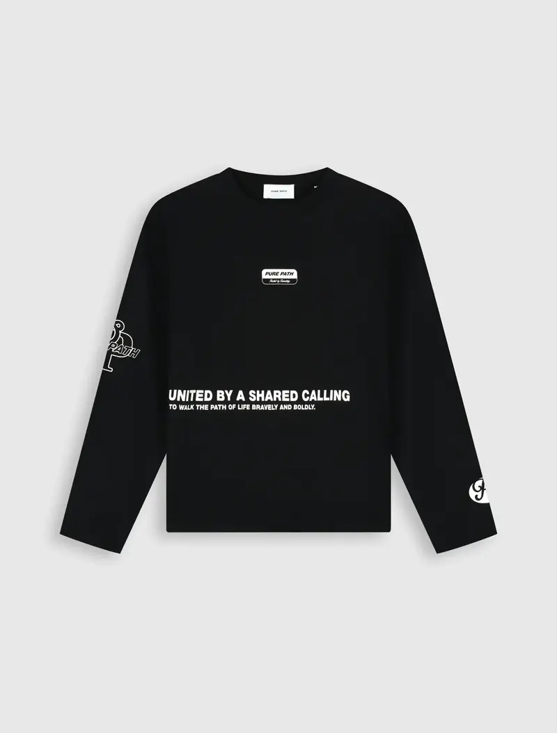 Pure Path - United Longsleeve T-shirt Zwart