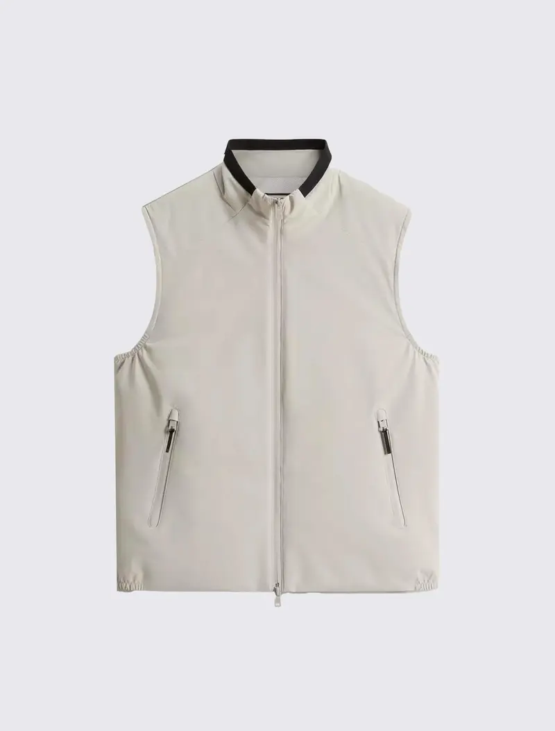 Quilted Sailing Vest in Two-layered Fabric