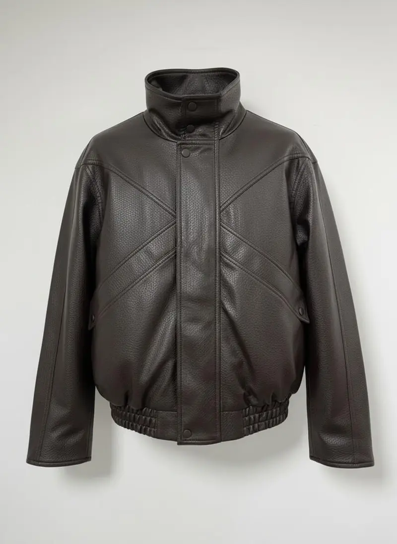 Raluka Structured Leather