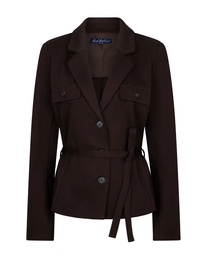 Red Button-Blazer & Belt Punta SRB5007-Espresso