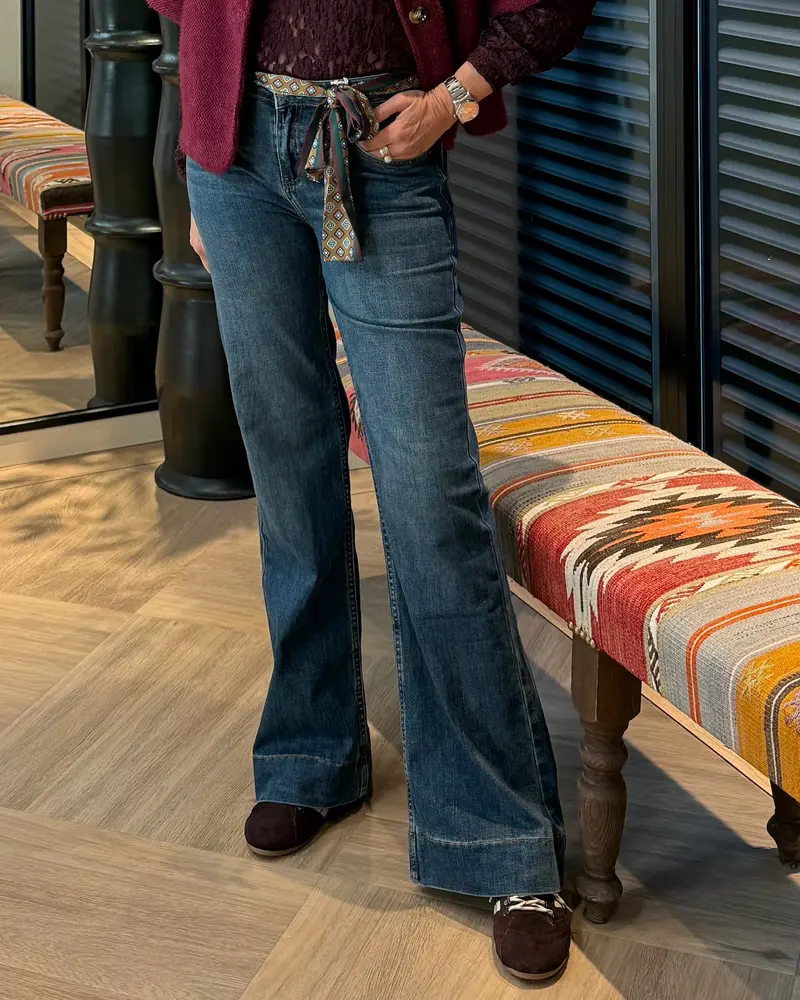 Red Button Jeans Brielle Vintage & Scarf