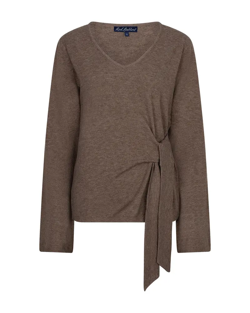 Red Button-Trui Sweet Knot SRB5153-Brown