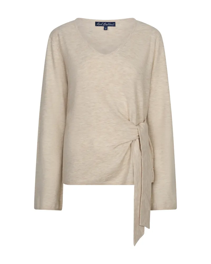 Red Button-Trui Sweet Knot SRB5153-Light Sand