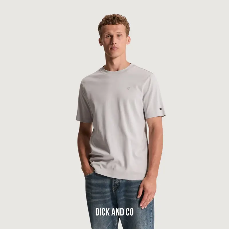 Regular fit t-shirt van interlock jersey