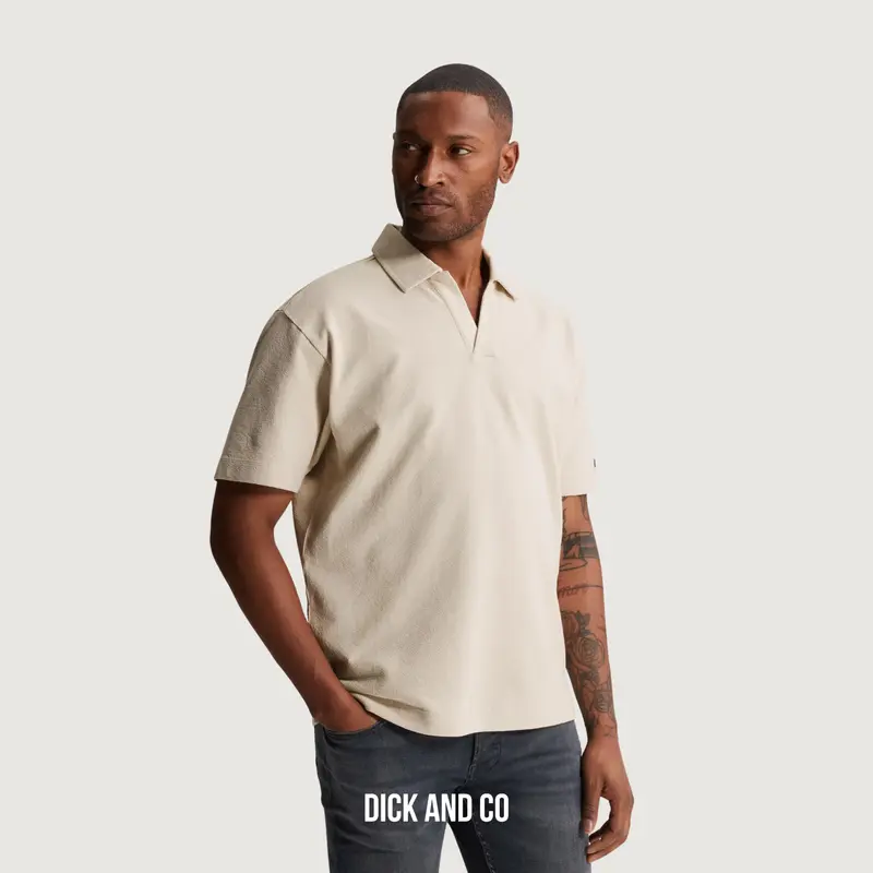 Relaxed fit polo