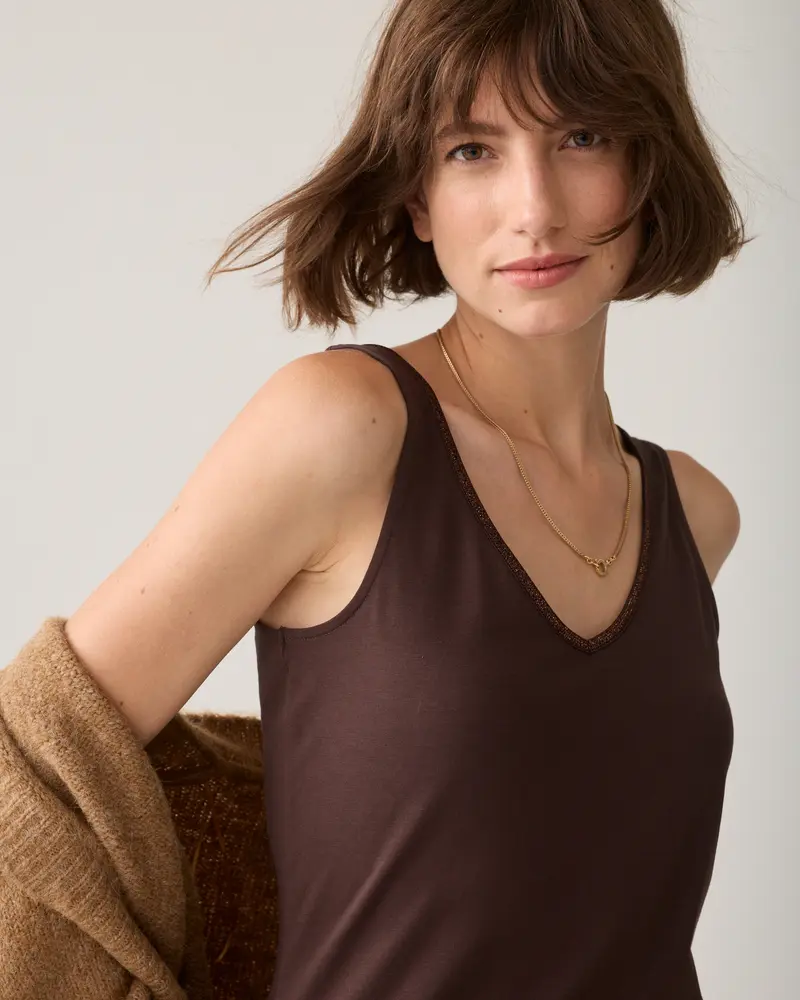 Reversible singlet met glitterrand