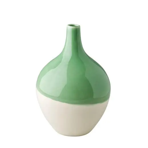 Rice Ceramic Vase Green