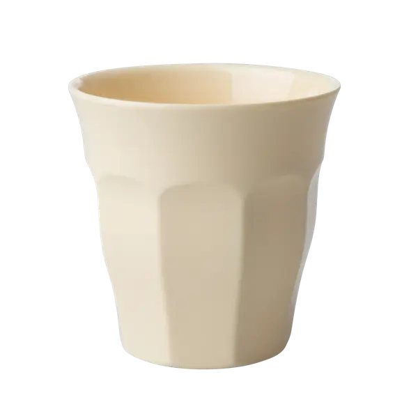 Rice Melamine Cup In Cream Medium