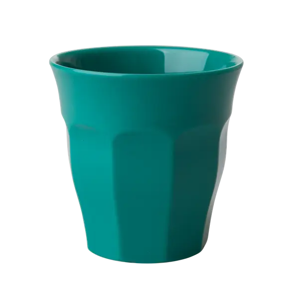 Rice Melamine Cup In Dark Green Medium