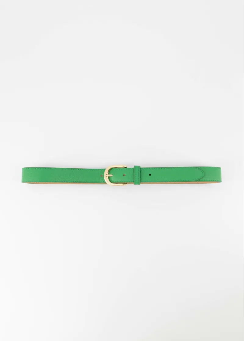 Riem cl. grain leer groen