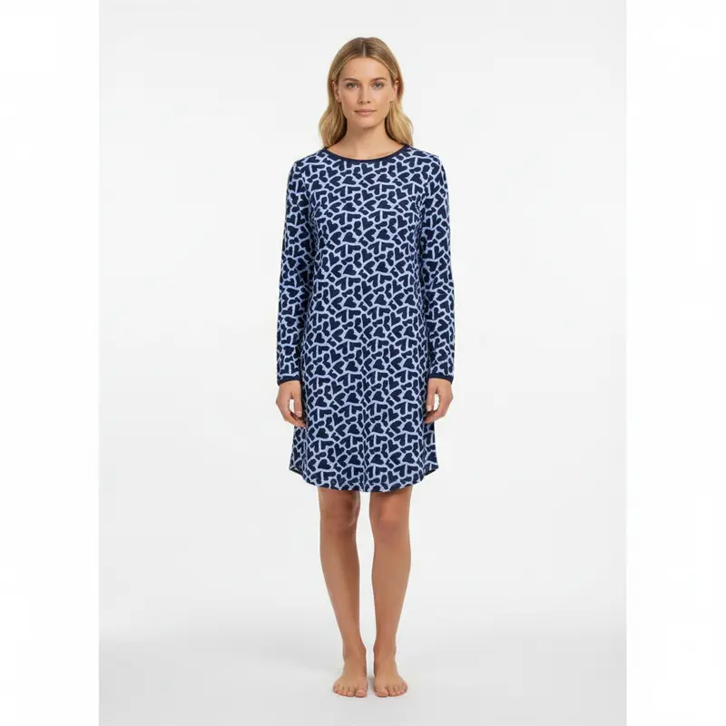 Ringella Nachthemd harten design - 6511011 - Blauw