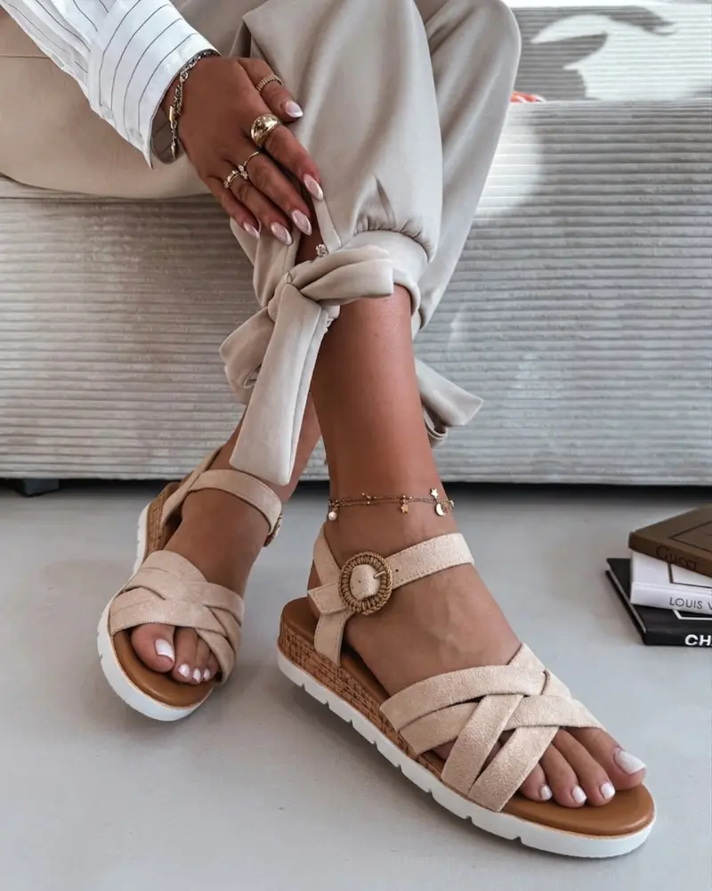 Riviera Beige Sandaal