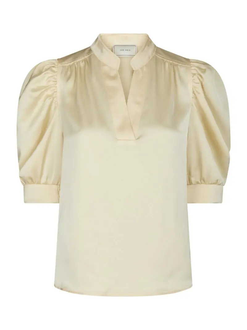 Roella sateen blouse yellow