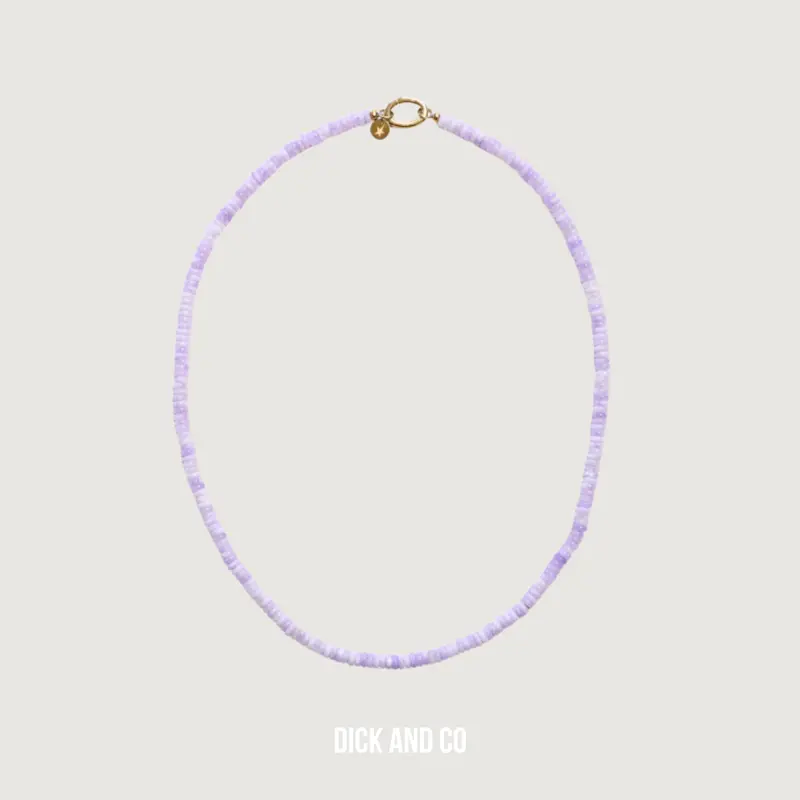 Roger Lavender Long Necklace